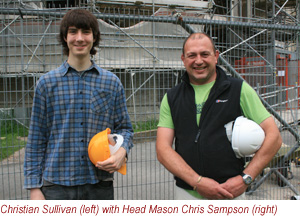 Apprentice Stonemason at Salisbury Cathedral