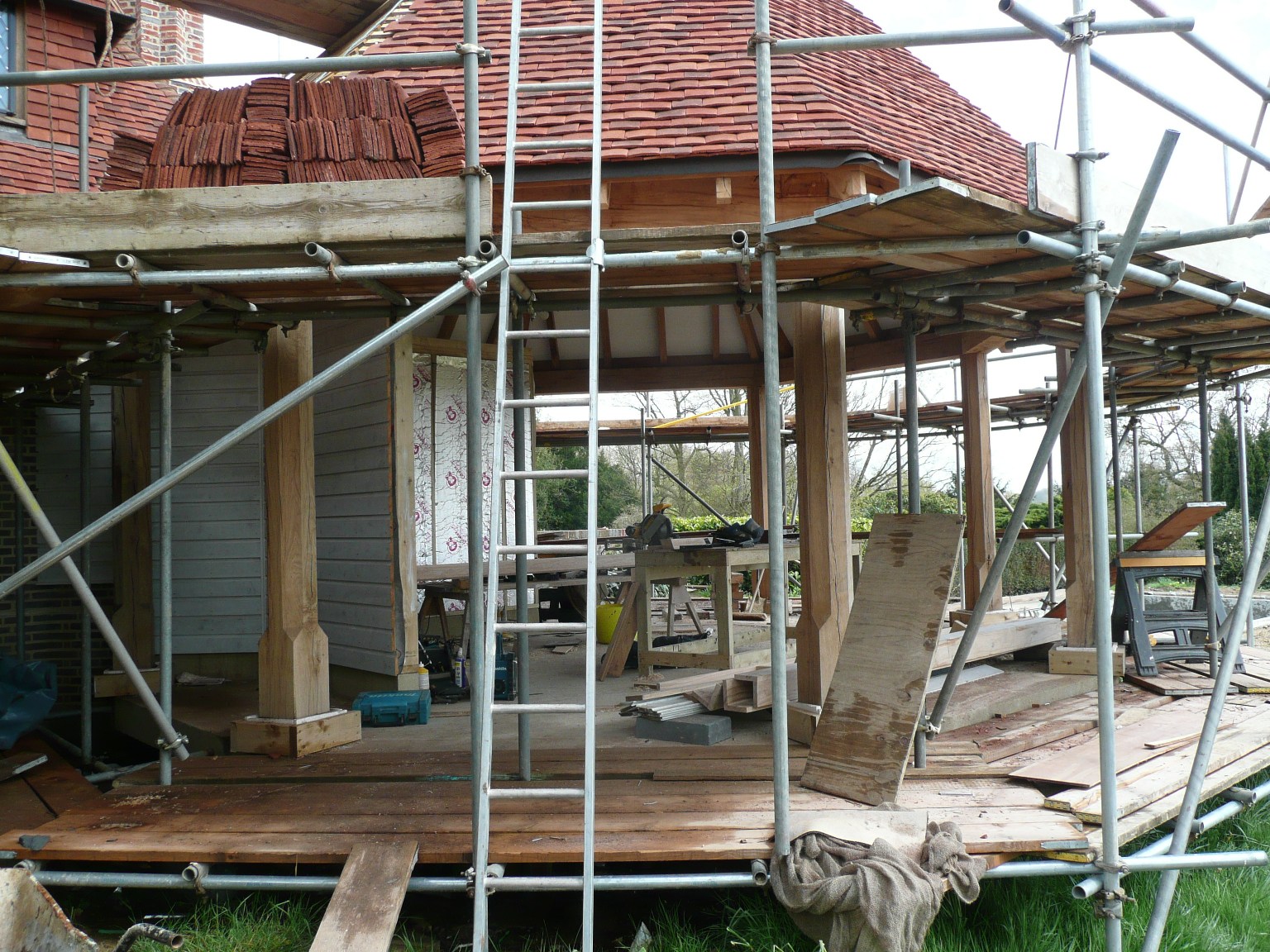 Garden Room construction.Mar08