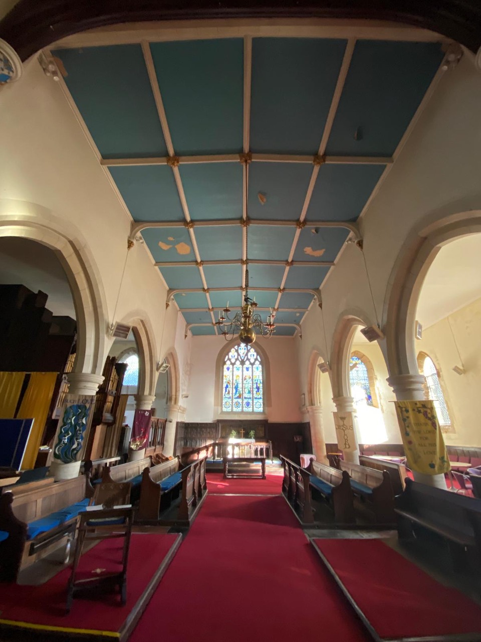 Northiam church interior before work