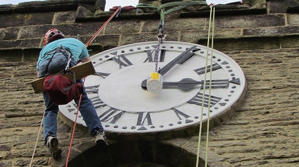 mellor church clock face